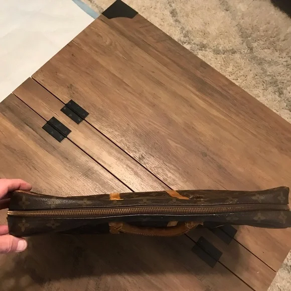 Louis Vuitton Brown Monogram PROJECT Travel Bag with Vachetta Leather Straps - Picture 8 of 10